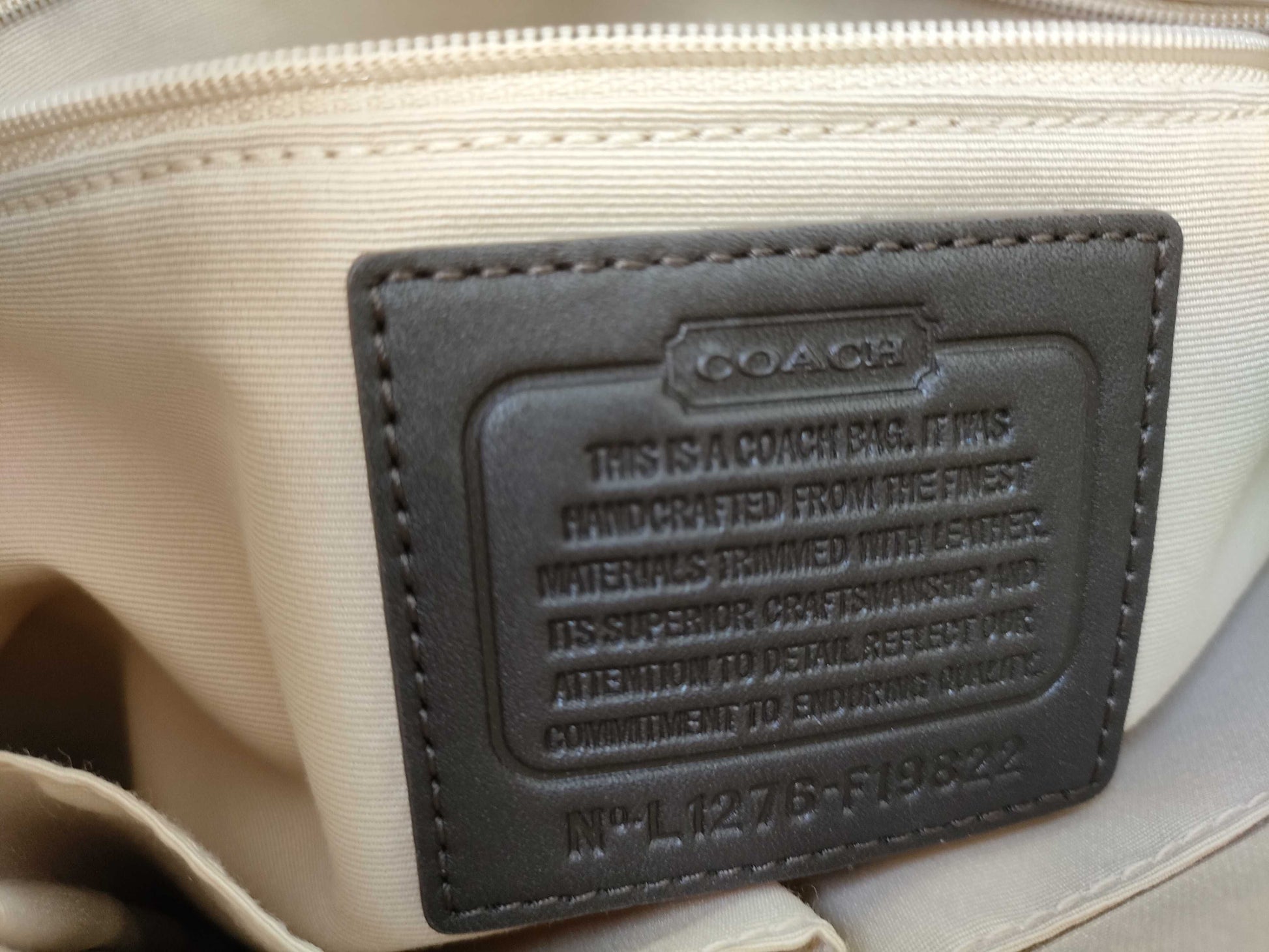COACH Signature Shoulder Bag 19822