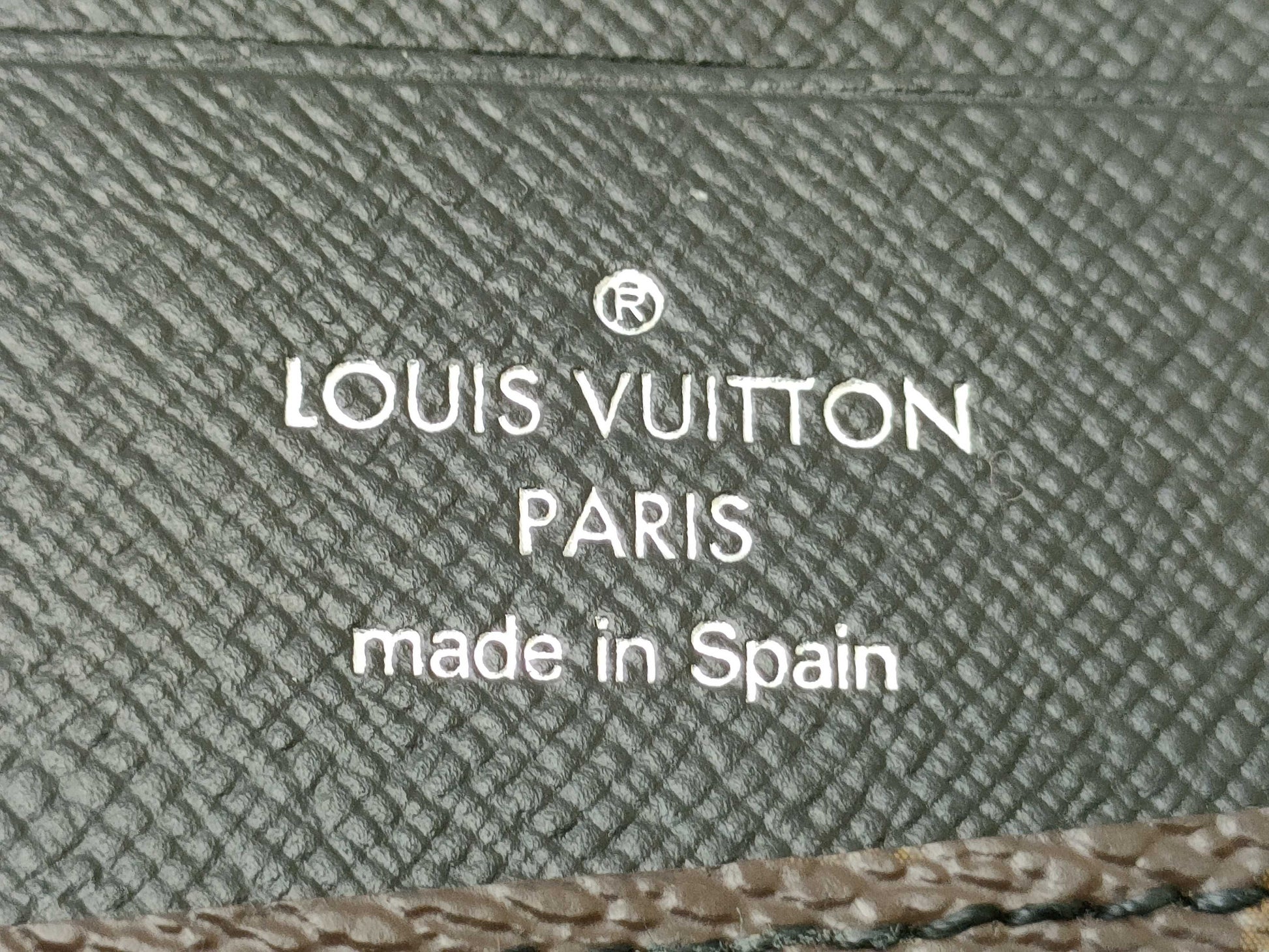 LOUIS VUITTON M60109 Monogram Macassar Portefeuille Vertical Wallet