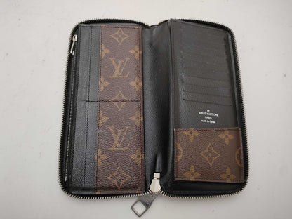 LOUIS VUITTON M60109 Monogram Macassar Portefeuille Vertical Wallet