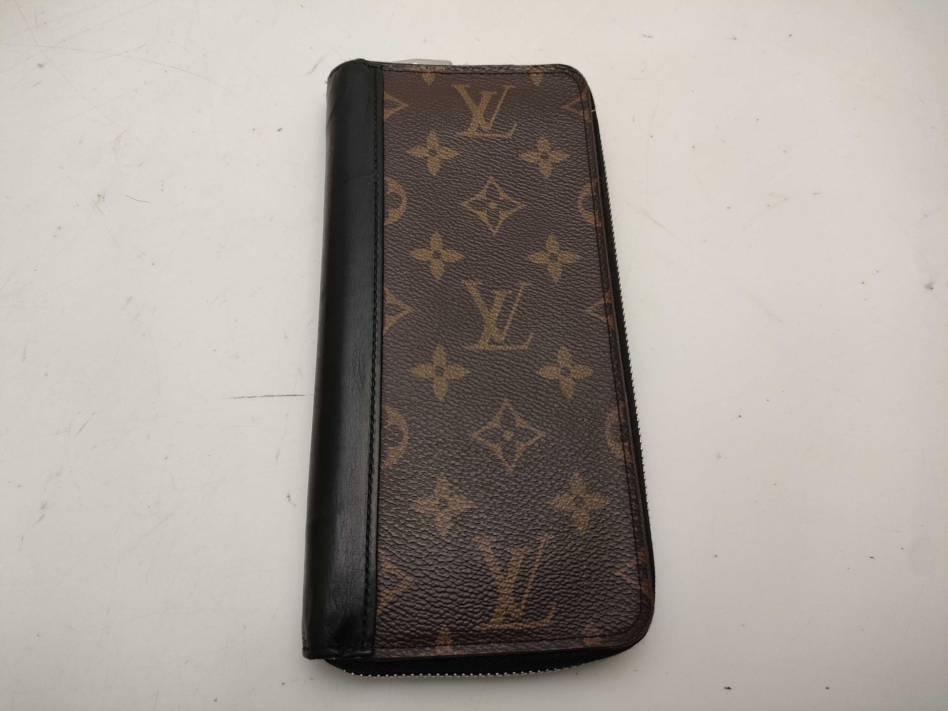 LOUIS VUITTON M60109 Monogram Macassar Portefeuille Vertical Wallet