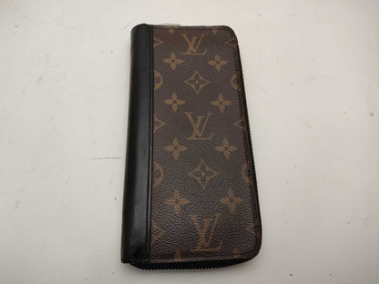 LOUIS VUITTON M60109 Monogram Macassar Portefeuille Vertical Wallet