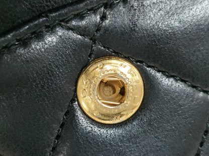 CHANEL Lambskin Matelasse Double Flap 25 0 Series Chain Shoulder Bag