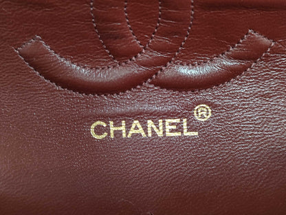 CHANEL Lambskin Matelasse Double Flap 25 0 Series Chain Shoulder Bag