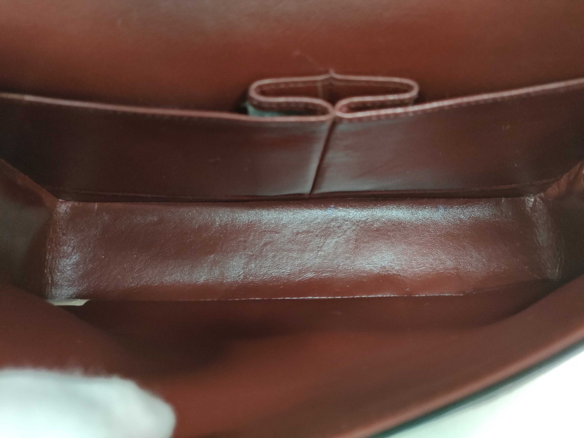 CHANEL Lambskin Matelasse Double Flap 25 0 Series Chain Shoulder Bag