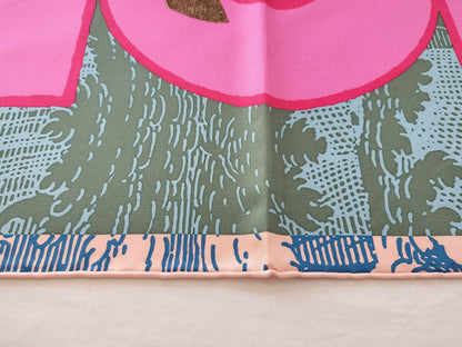 HERMES Carré 90 CAVALIER EN FORMES Scarf