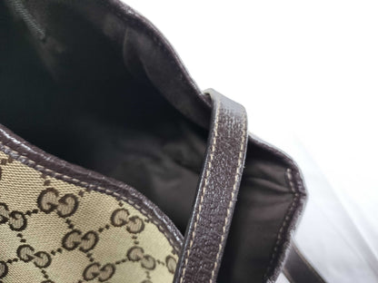 GUCCI GG Canvas Handbag with Pouch Tote Bag