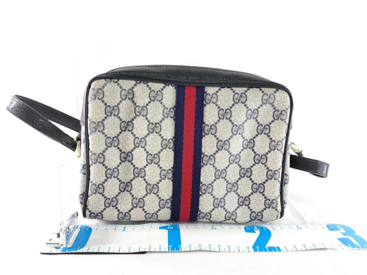 GUCCI GG Shoulder Bag in PVC with Box