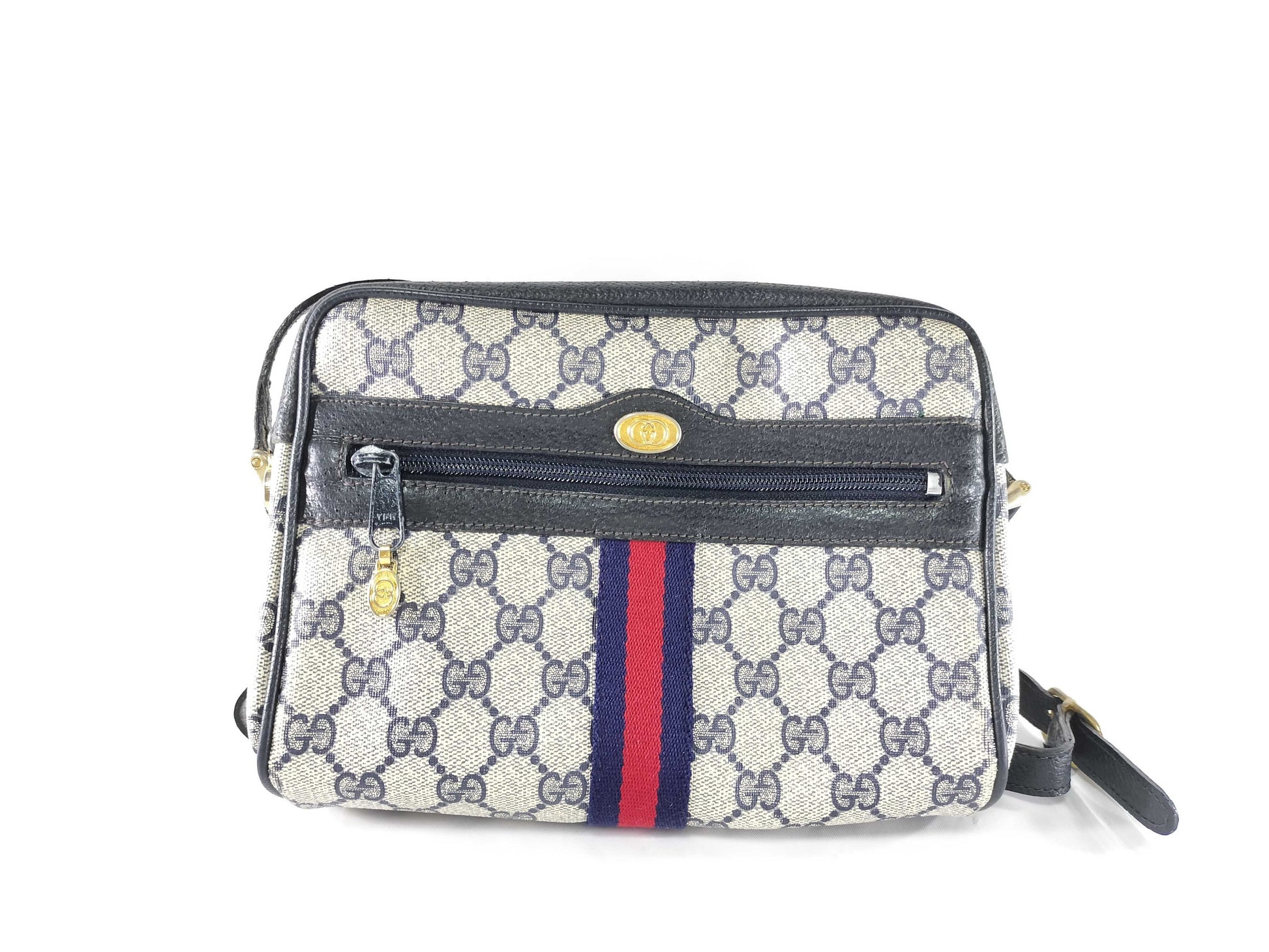 GUCCI GG Shoulder Bag in PVC with Box