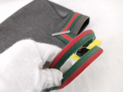 GUCCI Canvas Handbag with Pouch
