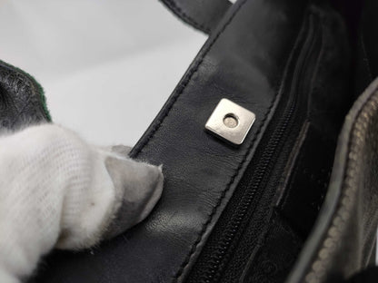 GUCCI Canvas Handbag with Pouch
