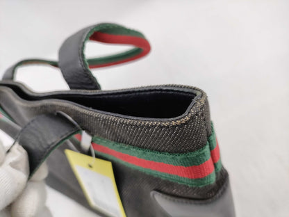GUCCI Canvas Handbag with Pouch