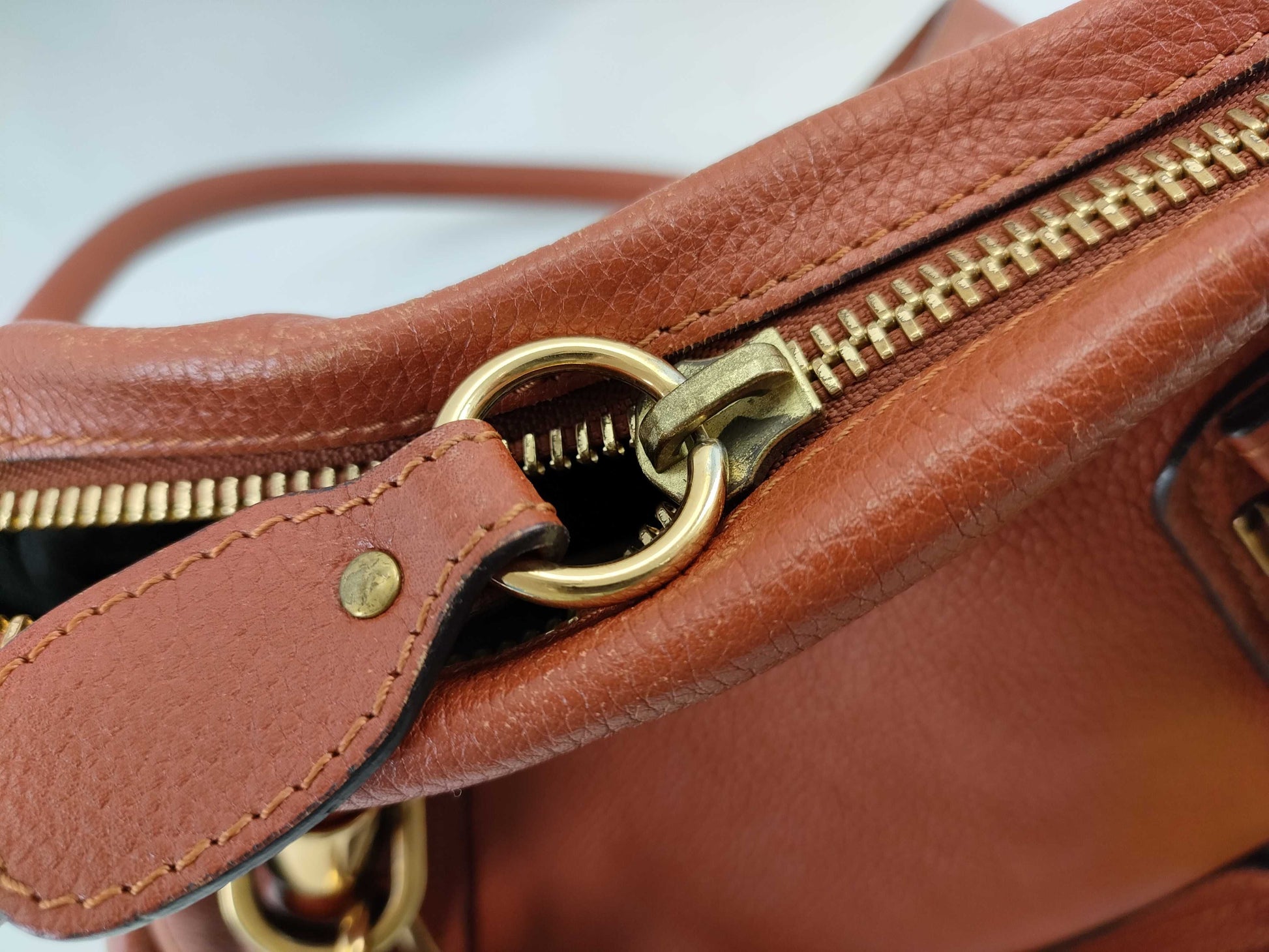Chloe Paraty Leather 2-Way Bag Handbag
