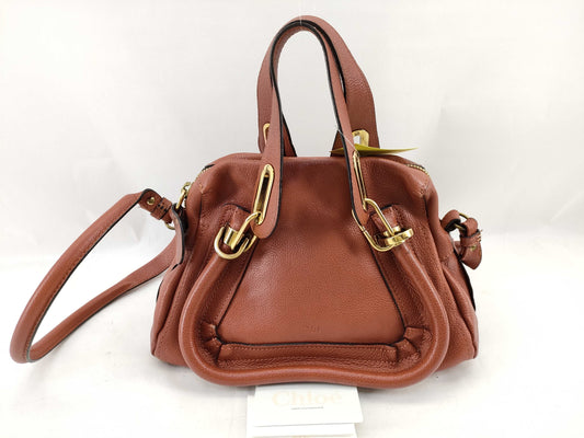 Chloe Paraty Leather 2-Way Bag Handbag