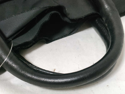 PRADA Nylon Frill Handbag Tessuto with Padlock and Key
