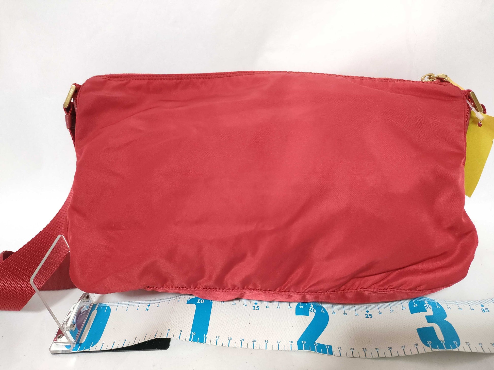 PRADA Nylon Shoulder Bag Red Shoulder Bag