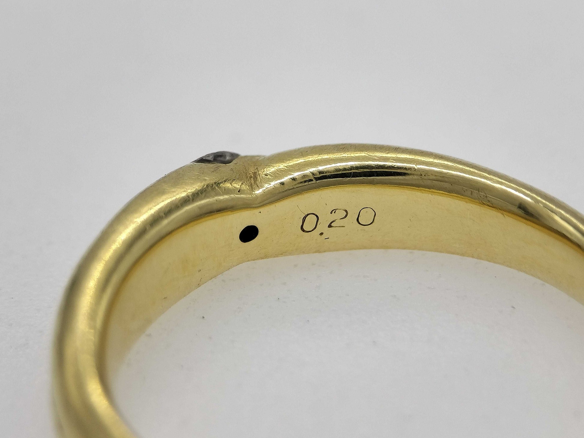 D0.20ct K18 4.9g Ring 