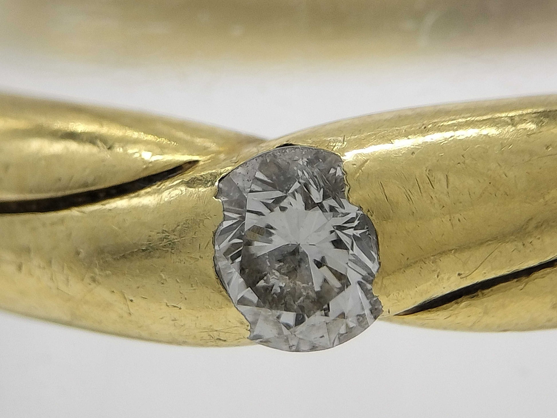 D0.20ct K18 4.9g Ring 
