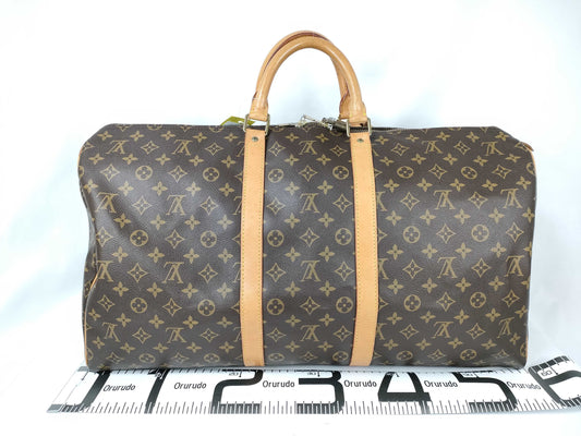 LOUIS VUITTON M41424 Monogram Keepall 55 Boston Bag