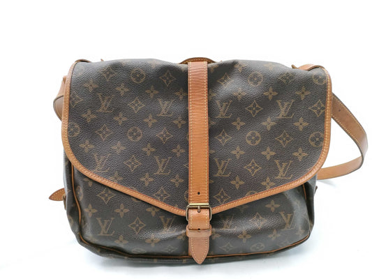 LOUIS VUITTON M42254 Monogram Saumur 35 Shoulder Bag
