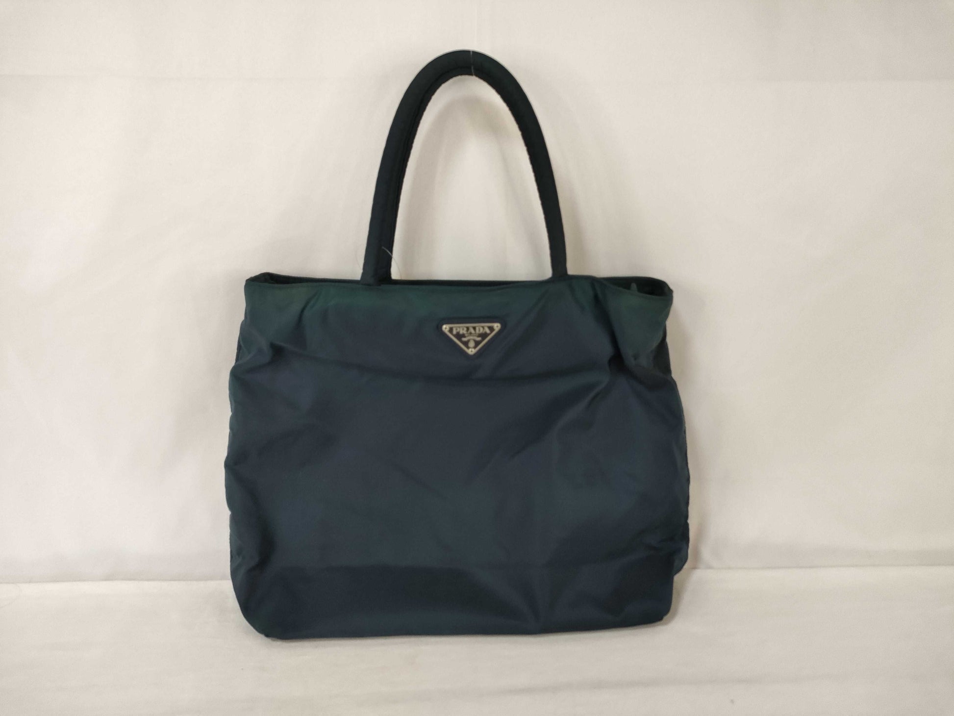 PRADA Nylon Navy Handbag 