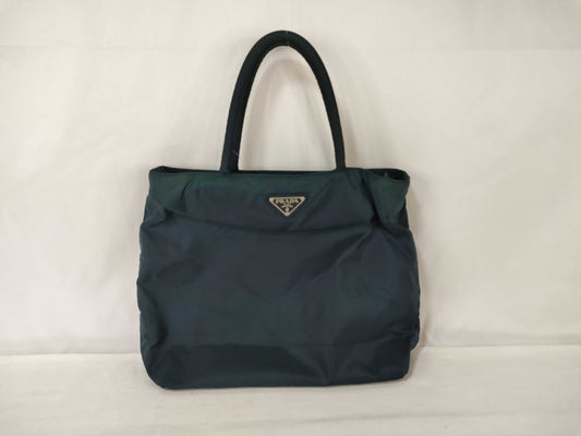 PRADA Nylon Navy Handbag 