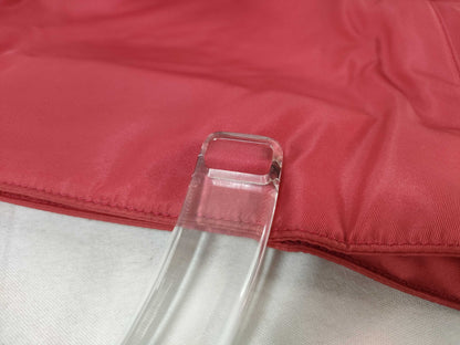 PRADA Nylon Plahand Red Handbag