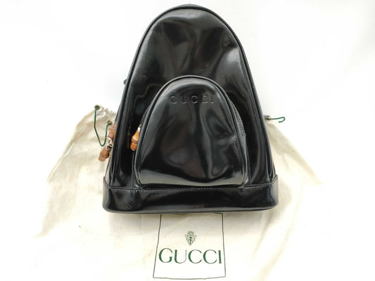 GUCCI Bamboo Enamel Backpack