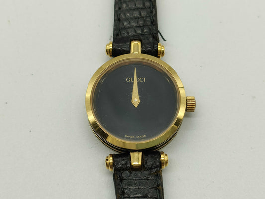 GUCCI Black Dial Unmoving Women's Watch