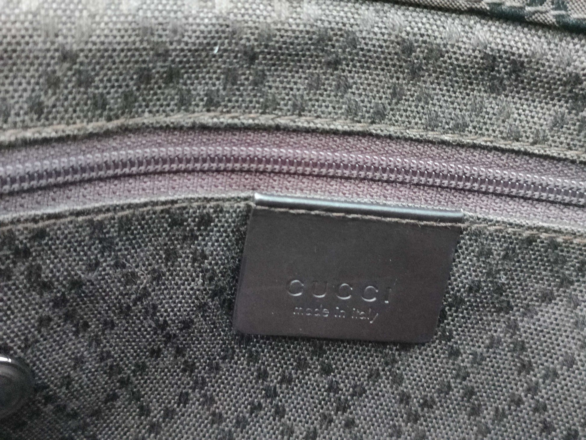 GUCCI Bamboo Hand Canvas Handbag