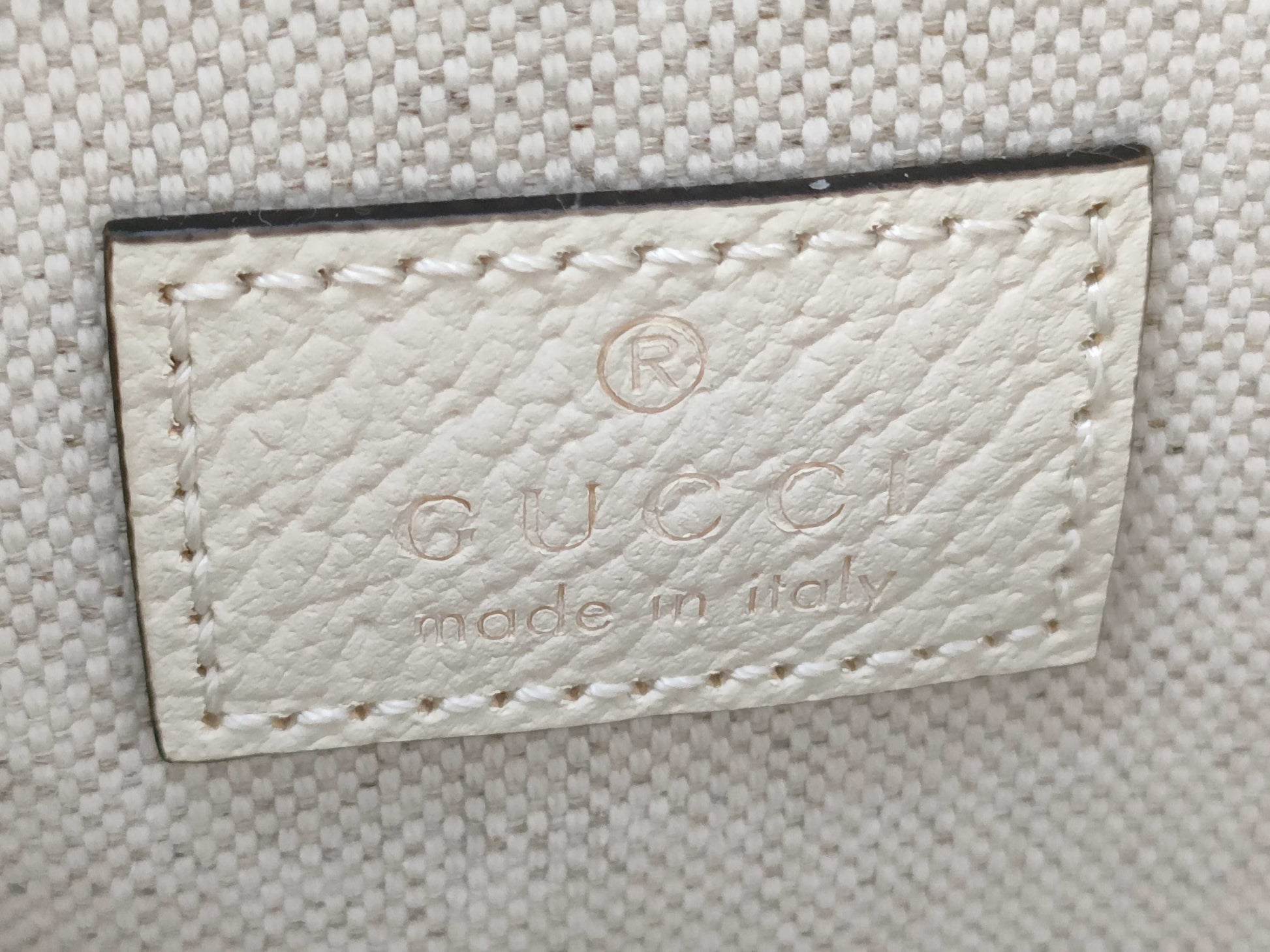 GUCCI GG Supreme 671682 Ophidia Beige x Navy Shoulder Bag