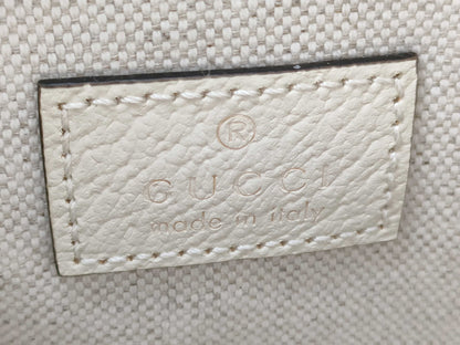GUCCI GG Supreme 671682 Ophidia Beige x Navy Shoulder Bag