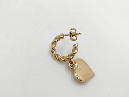 LOUIS VUITTON Heart Design Earrings
