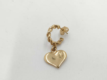 LOUIS VUITTON Heart Design Earrings