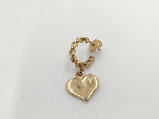 LOUIS VUITTON Heart Design Earrings