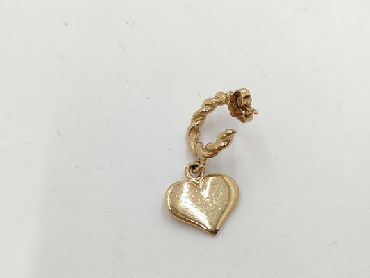 LOUIS VUITTON Heart Design Earrings