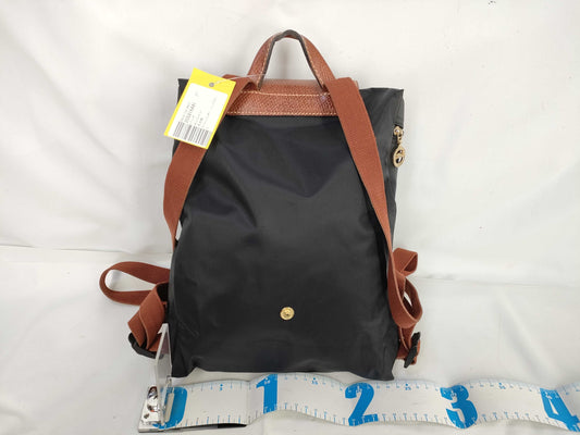 LONG CHAMP Nylon x Leather Backpack