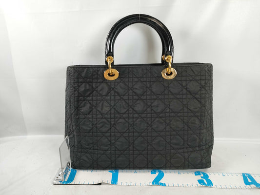 Dior Lady Dior Nylon/Cannage/Black Handbag