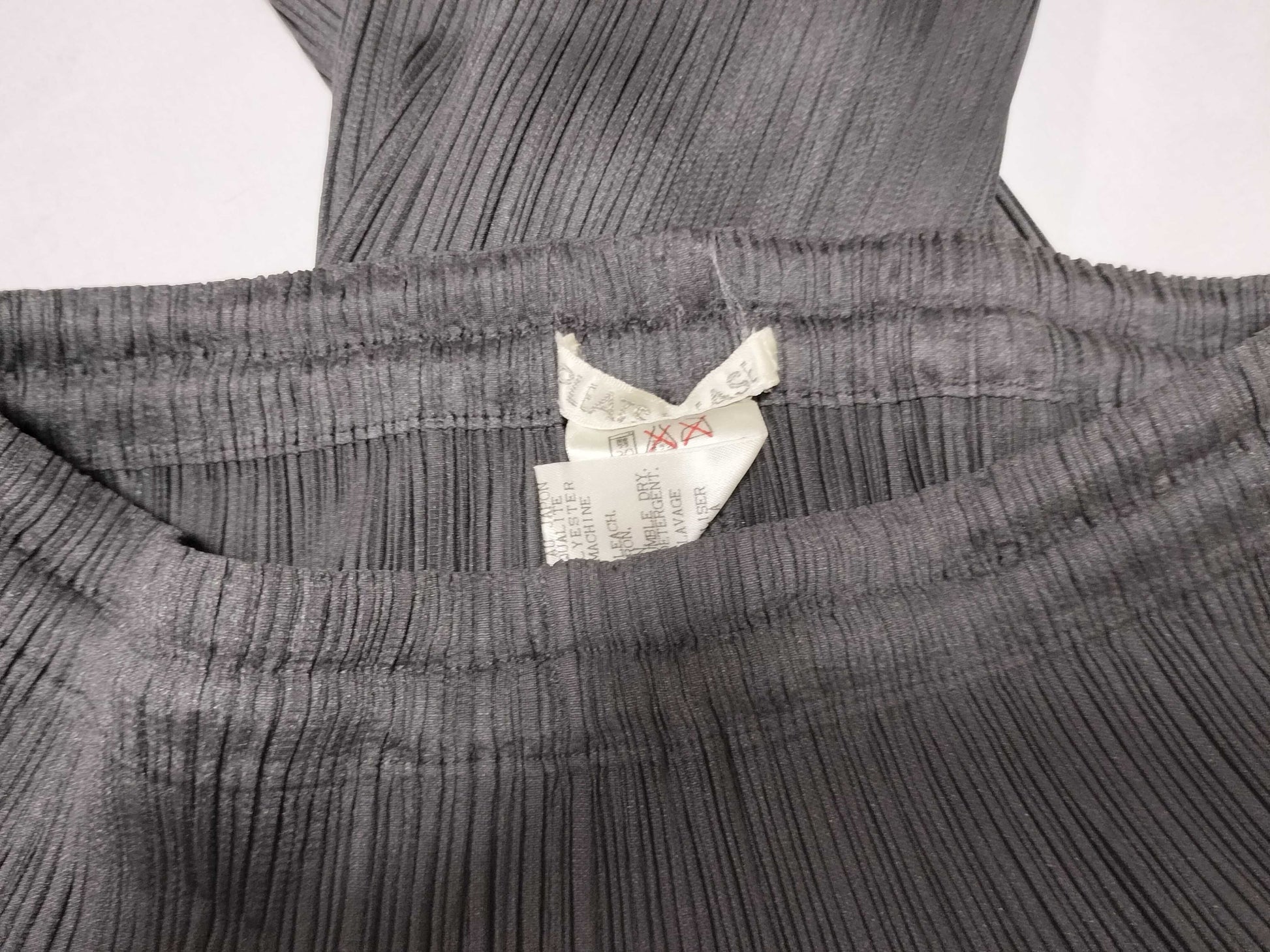 ISSEY MIYAKE Pleats Please Long Skirt Gray Skirt