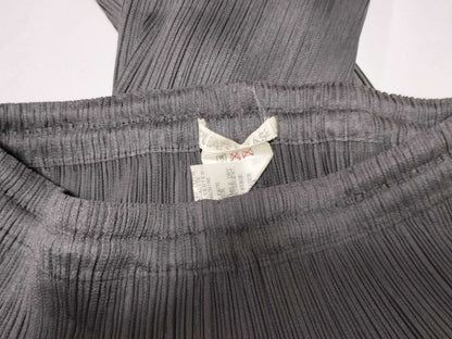 ISSEY MIYAKE Pleats Please Long Skirt Gray Skirt