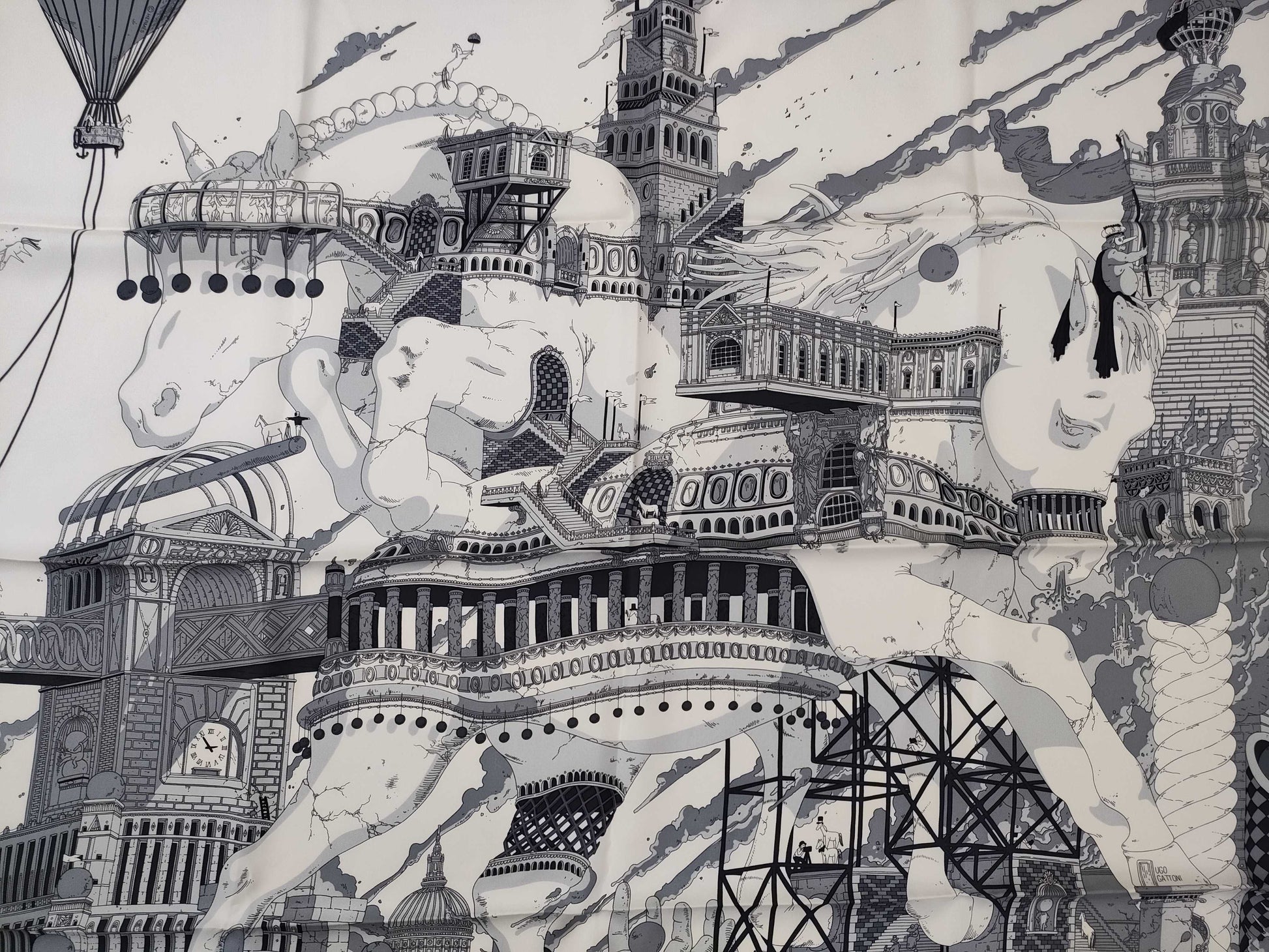 HERMES Carre Hypopolis Scarf