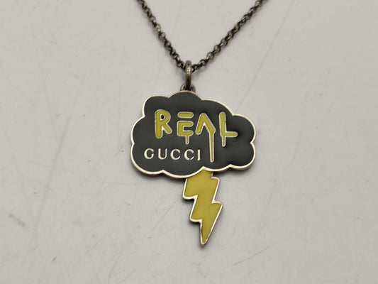 GUCCI Gucci Ghost REAL Logo Necklace
