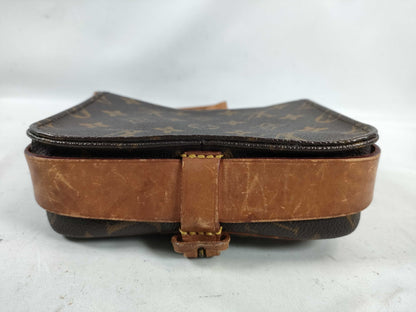 LOUIS VUITTON M51233 Monogram Mini Cartouchiere Shoulder Bag