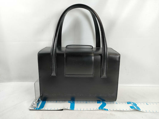 Cartier Silver Hardware Leather Handbag