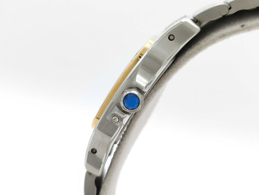 Cartier Santos Galbe SM 03630 119902 Quartz Moon Face Women's Watch