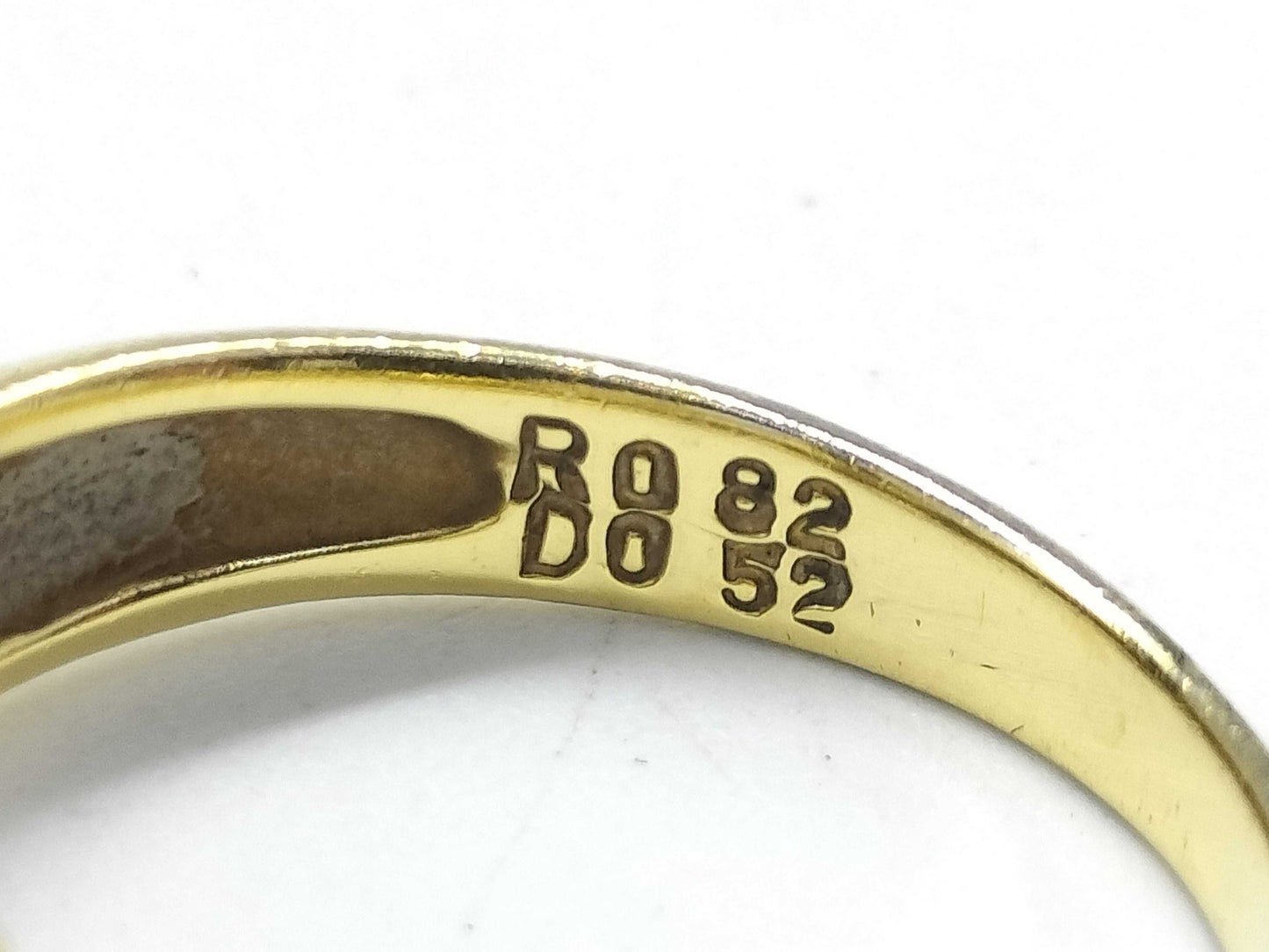 R 0.82ct D 0.52ct K18 4.1g Ring 