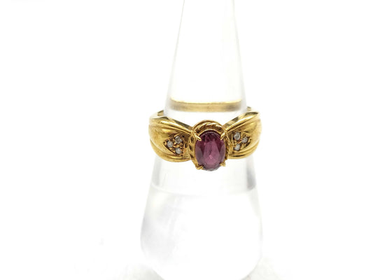 TL 1.05ct D 0.05ct K18 4.8g Ring 