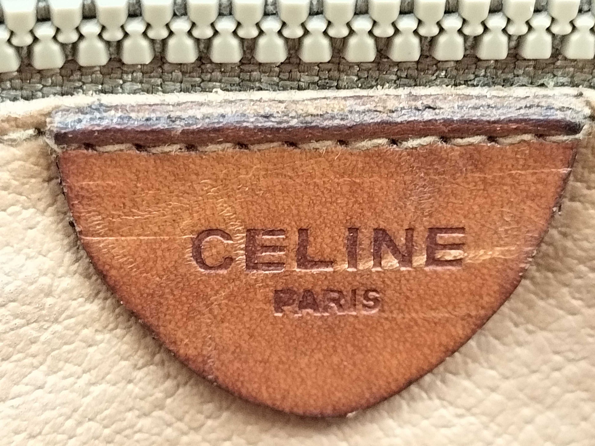 CELINE Shoulder Bag Leather Flap Shoulder Bag