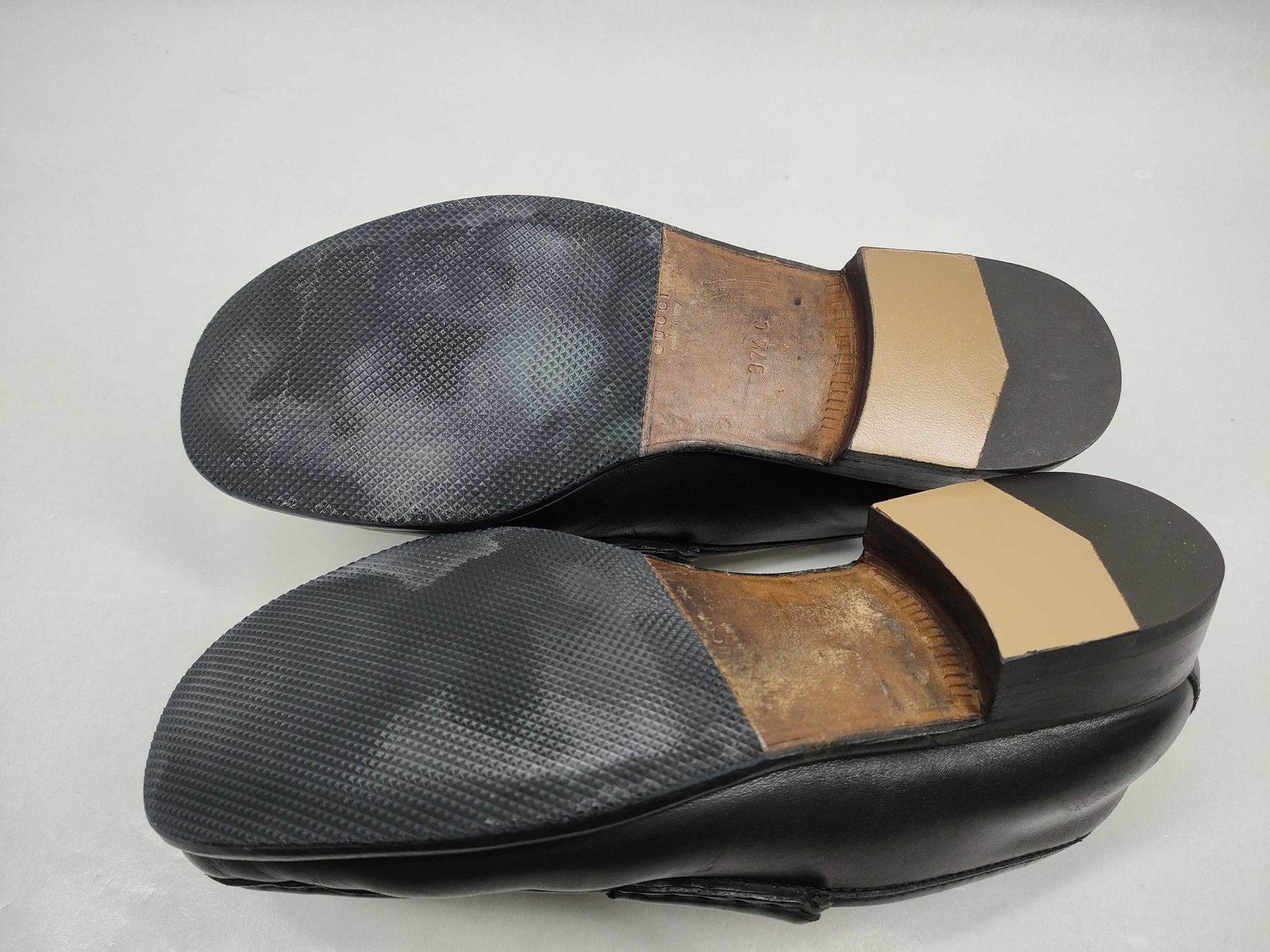 GUCCI Leather Loafers Horsebit 1000255/4 Loafers