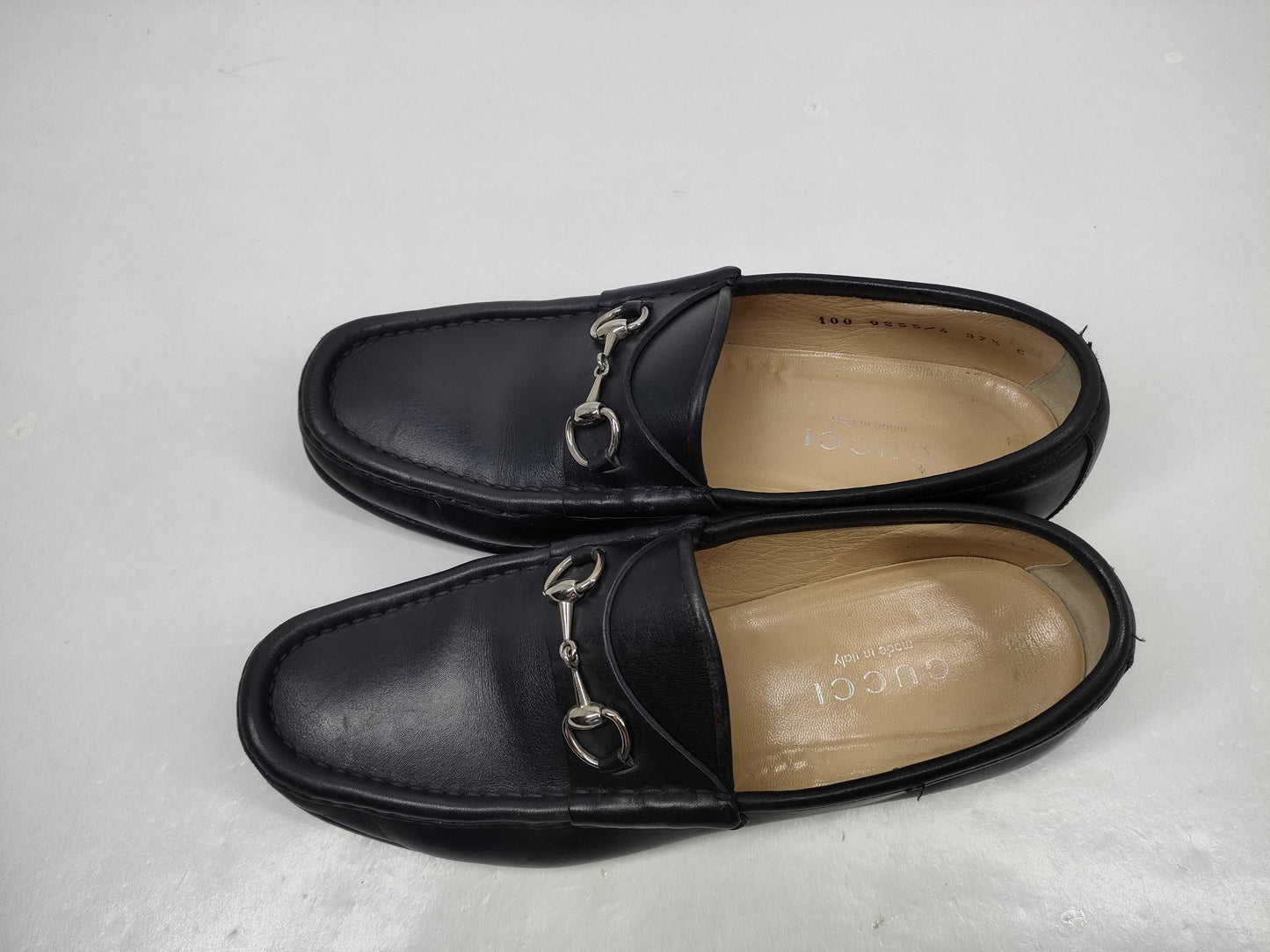 GUCCI Leather Loafers Horsebit 1000255/4 Loafers