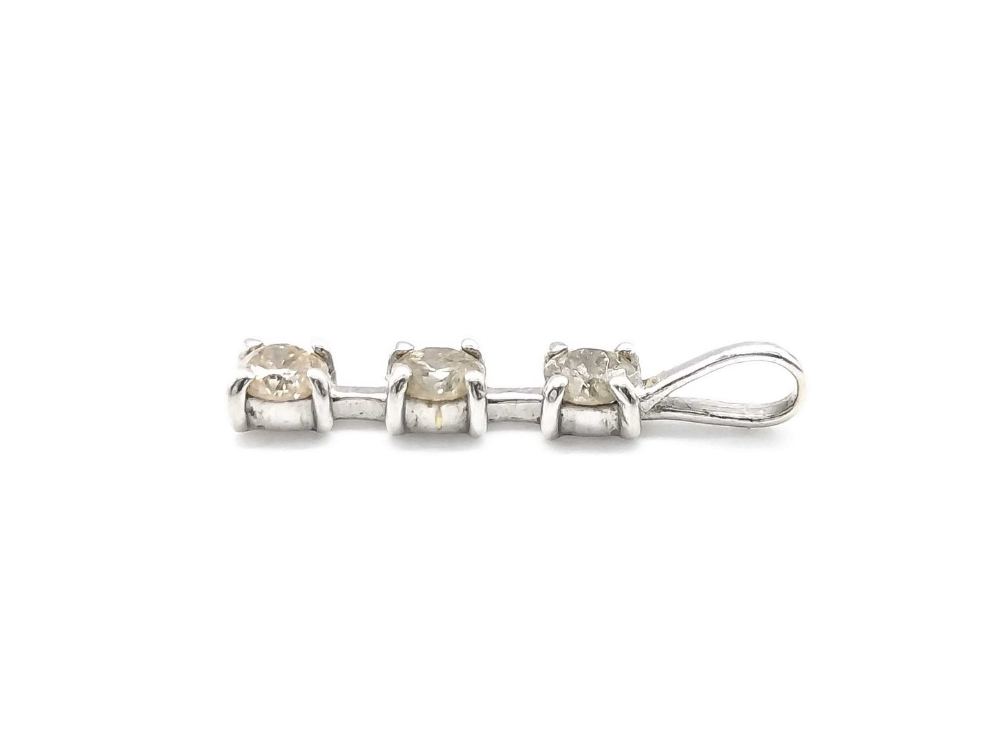 D0.20ct K18WG 0.3g Pendant Top 